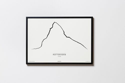 Matterhorn Schweiz Illustration
