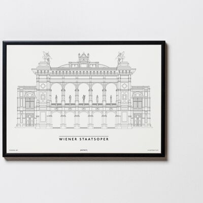 Wiener Staatsoper Diseño estricto Viena