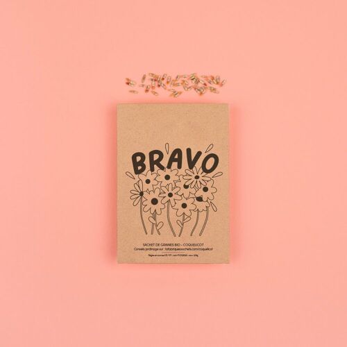 Bravo - Sachet de graines de Coquelicot