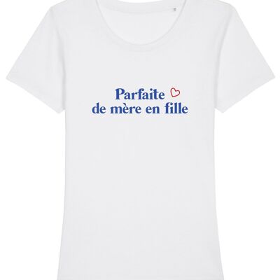 TSHIRT BLANC PARFAITE DE MÈRE EN FILLE WAF