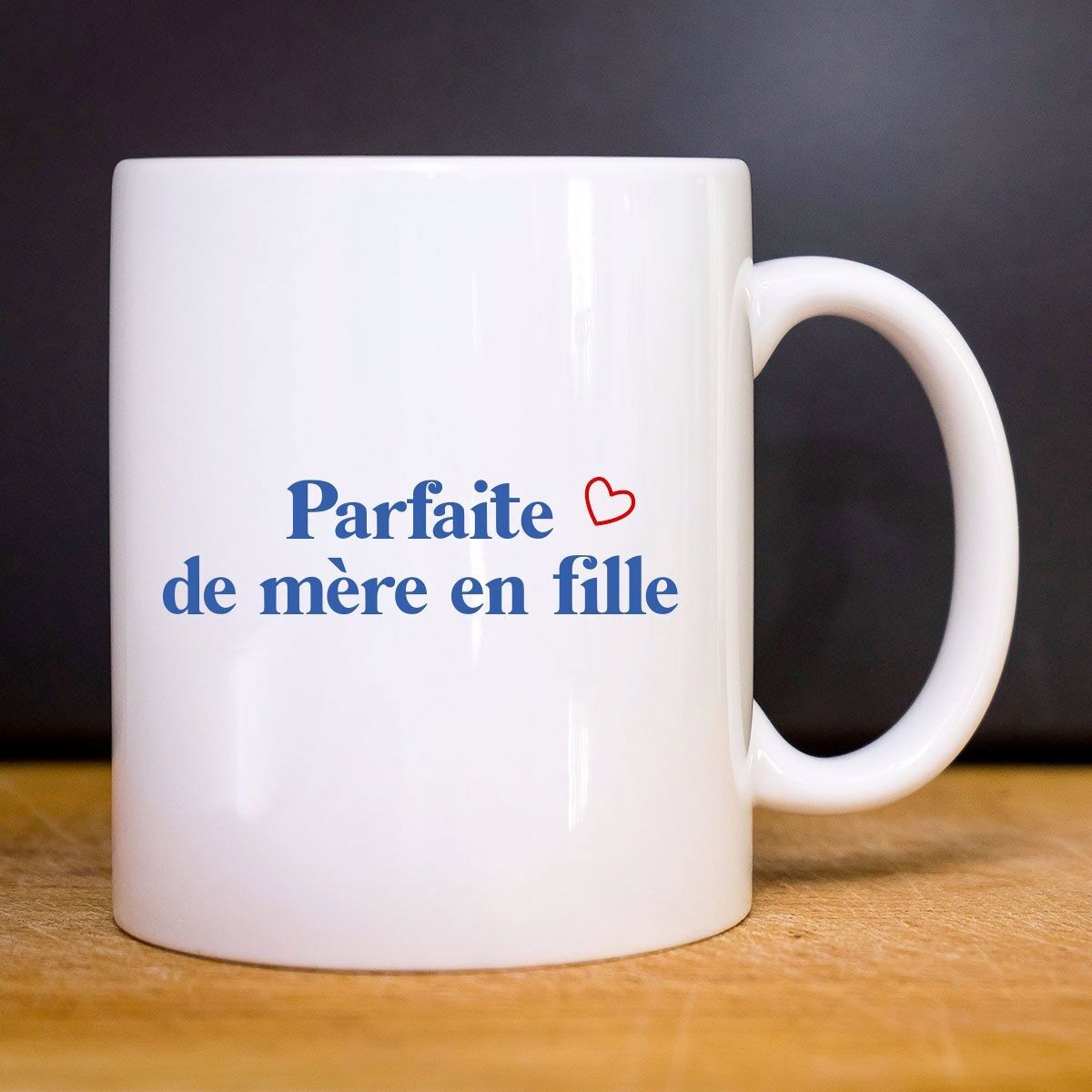 TAZZA BIANCA PERFETTA DA MADRE A FIGLIA WAF