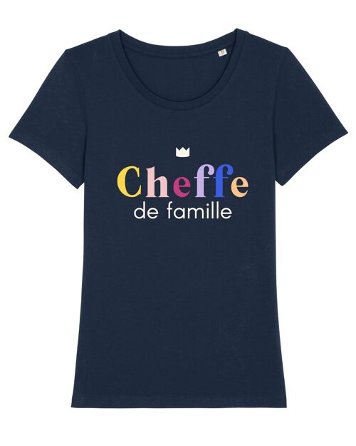 TSHIRT NAVY CHEFFE DE FAMILLE