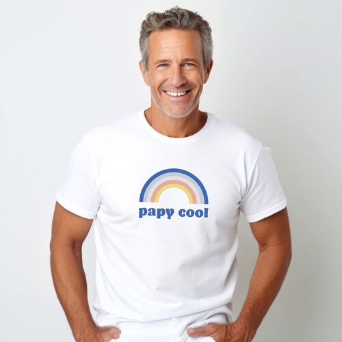 TSHIRT BLANC PAPY COOL 3