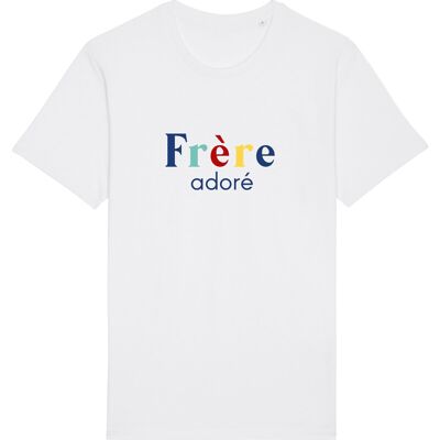 TSHIRT BLANC FRÈRE ADORÉ