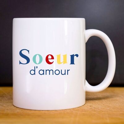 MUG BLANC SŒUR D'AMOUR