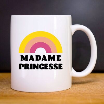 WHITE MUG MADAME PRINCESS WAF