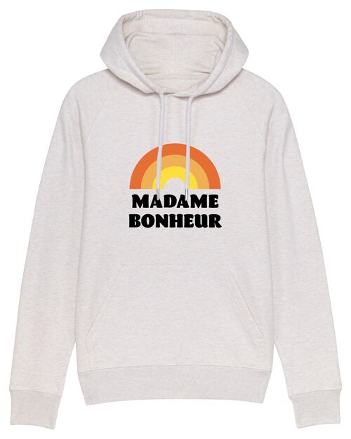 HOODIE BLANC CHINE MADAME BONHEUR WAF