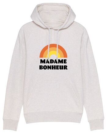 HOODIE BLANC CHINE MADAME BONHEUR WAF