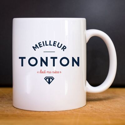 MUG BLANC MEILLEUR TONTON DIXIT MA NIECE