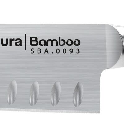 BAMBOU 14cm Petit Santoku. sol creux-SBA-0093