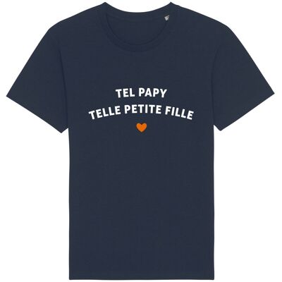 TSHIRT NAVY TEL PAPY TELLE PETITE FILLE WAF