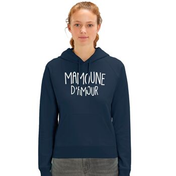 HOODIE NAVY MAMOUNE D'AMOUR
