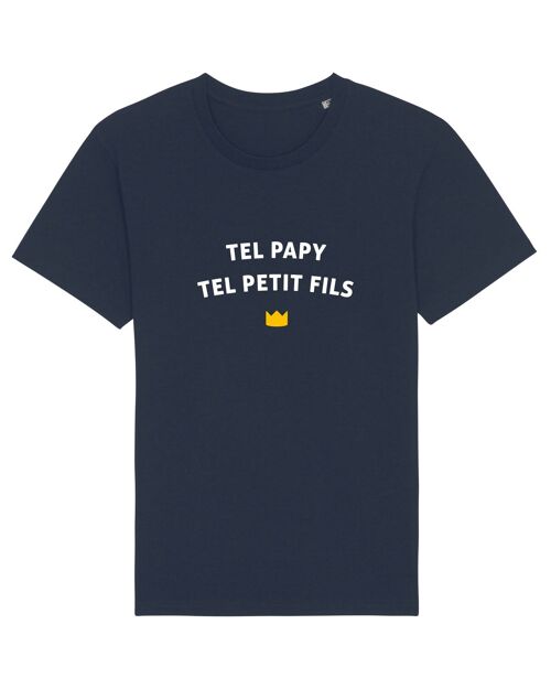 TSHIRT NAVY TEL PAPY TELLE PETIT FILS WAF