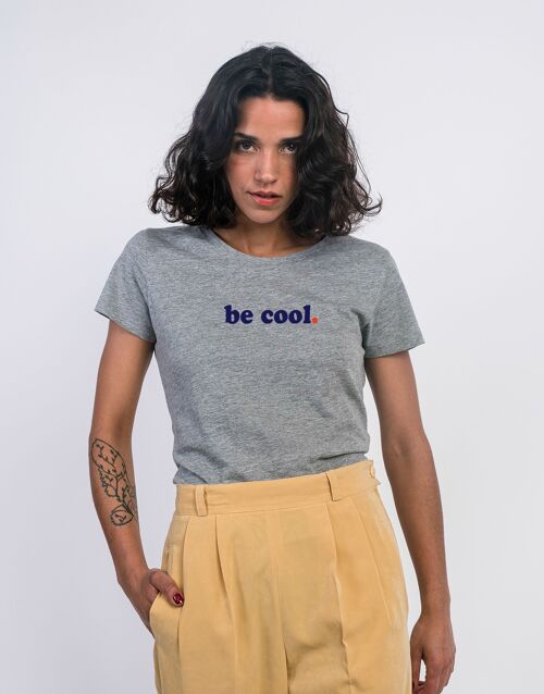 TSHIRT FEMME GRIS CHINE BE COOL