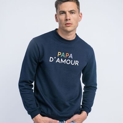 COLORFUL DAD OF LOVE NAVY SWEATSHIRT