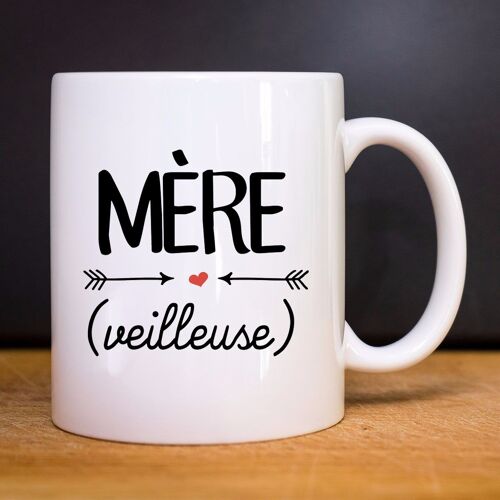 MUG BLANC MÈRE (VEILLEUSE)