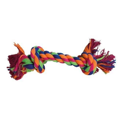 Corda gioco per cani con due nodi