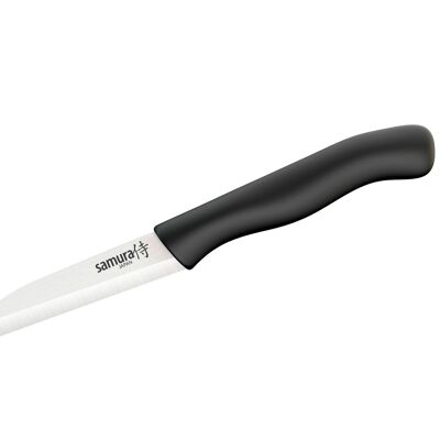Fruit knife 75 mm, black handle, zirconia ceramic-sc-0011bl
