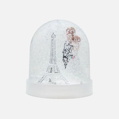 Schneekugel „Verheiratet“ und „Eiffelturm“ (12er-Set)