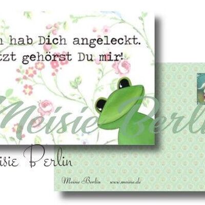 Carte postale "Grenouille"