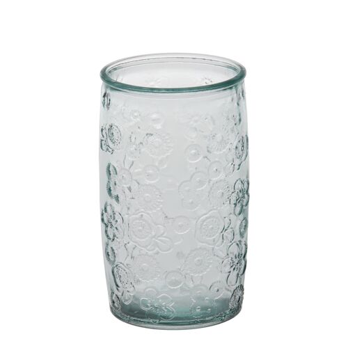 VASO VIDRIO RECICLADO 400ML _°8X14CM ST14951