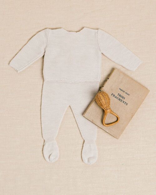 CONJUNTO BABY SET BEIGE