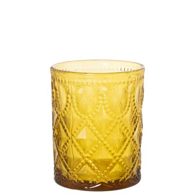 MUSTARD LOW GLASS GLASS 300ML °8X10CM, DISHWASHER SUITABLE ST15019