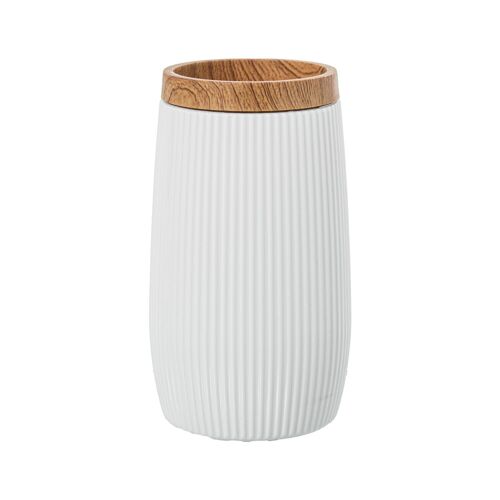 VASO BAÑO ACRILICO BLANCO _°7X13CM ST86288