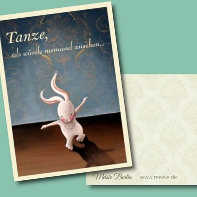 Postkarte "Tanze..."