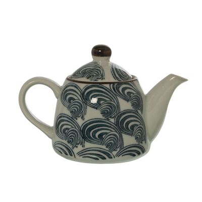 CERAMIC TEAPOT WITH STEEL FILTER 350ML _17.5X10.5X12CM ST9597