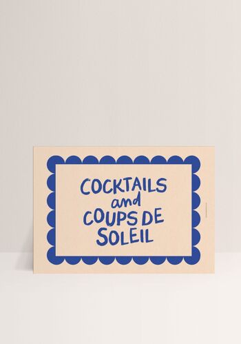 Poster - Cocktails and coups soleil 2