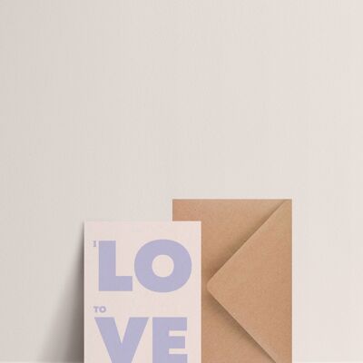 Carte - i love to Love