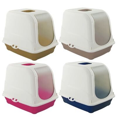 Oliver closed cat toilet - Assorted colours