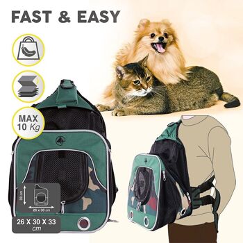 Sac à dos de transport pour chien - Fast&Easy 2