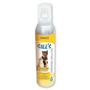 Shampoing sec pour chiens - Gill's Dry Foam