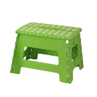 GRÜNER PP-KLAPPHOCKER _32X25X22CM, SITZ:29X22CM ST81515