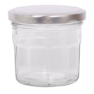 Pot de confiture en verre de 150 ml avec couvercle - Par Argon Tableware