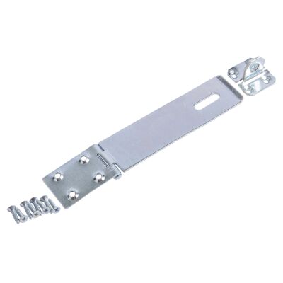 152mm Heavy-Duty Steel Safety Hasp & Staple - By Blackspur