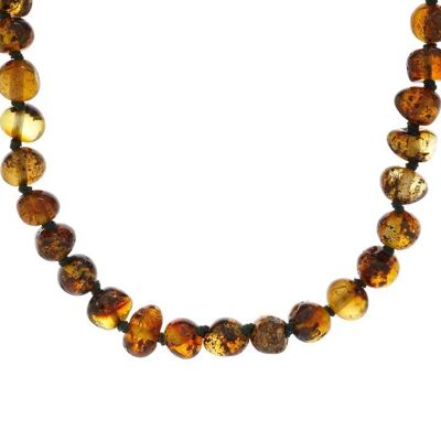AMBER BABY NECKLACE with CLIP CLIP ref: AKWK1V-CLIP