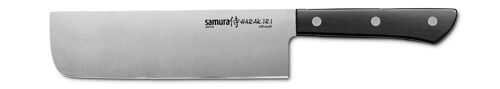 HARAKIRI 17cm Nakiri knife (Black)-SHR-0043B