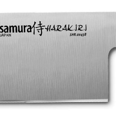 HARAKIRI 17cm Nakiri knife (Black)-SHR-0043B