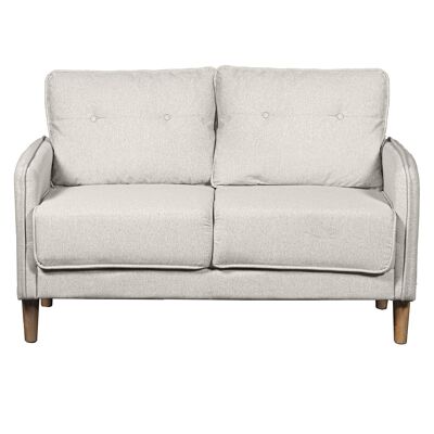 2-SITZER-SOFA CRUDOC, POLYESTER/GUMMI-HOLZBEINE, 131X75X86CM HOCH. SITZ: 46CM ST83743