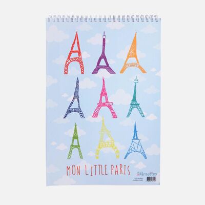 Bloc-note A4 Mon Little Paris (lot de 10)