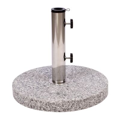 16kg Round Granite Parasol Base - By Redwood