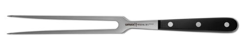 HARAKIRI 20cm Carving fork (Black)-SHR-0065B