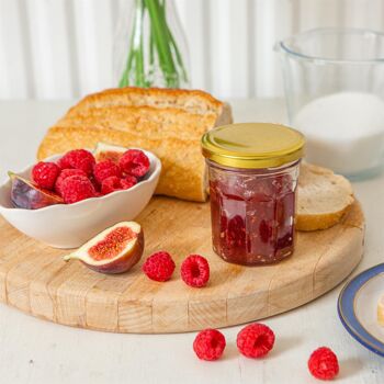 Pot de confiture en verre de 185 ml avec couvercle - Par Argon Tableware 11