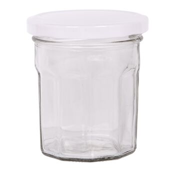 Pot de confiture en verre de 185 ml avec couvercle - Par Argon Tableware 15