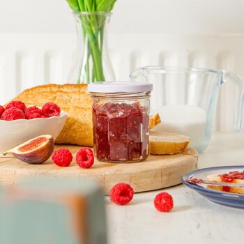 Pot de confiture en verre de 185 ml avec couvercle - Par Argon Tableware 16