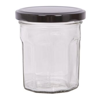 Pot de confiture en verre de 185 ml avec couvercle - Par Argon Tableware 22