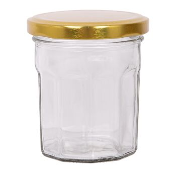 Pot de confiture en verre de 185 ml avec couvercle - Par Argon Tableware 37